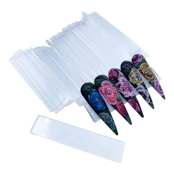 Bâtons en acrylique pour présentation d’ongles