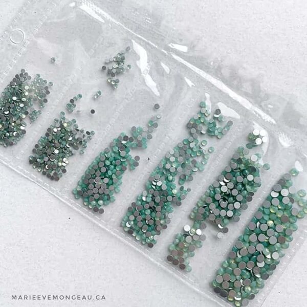 Assortiment diamants | Perlé turquoise
