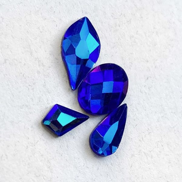 Diamants formes | Bleu électrique