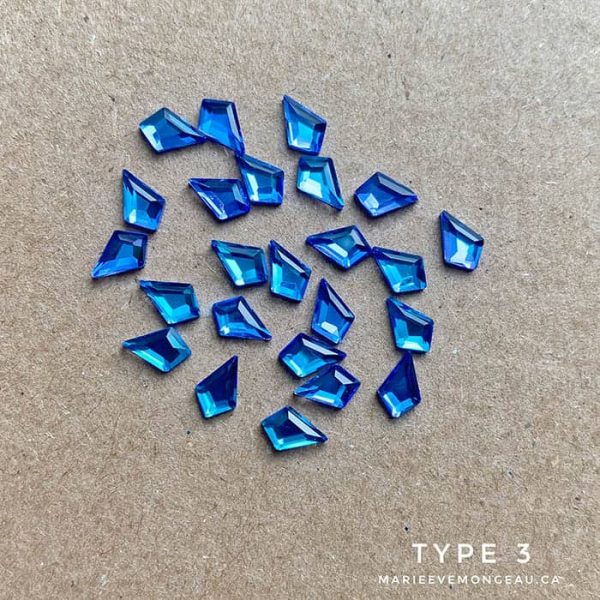 Diamants | Petit losange asymétrique Minuit