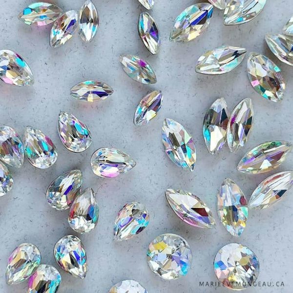 Diamants pointe | Cristal chaud