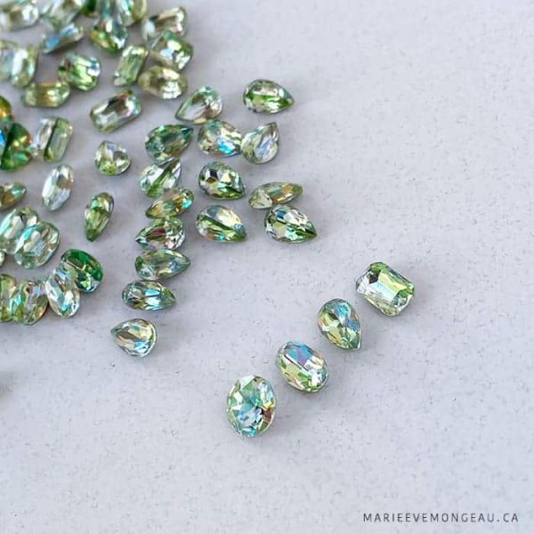 Diamants pointe | Vert