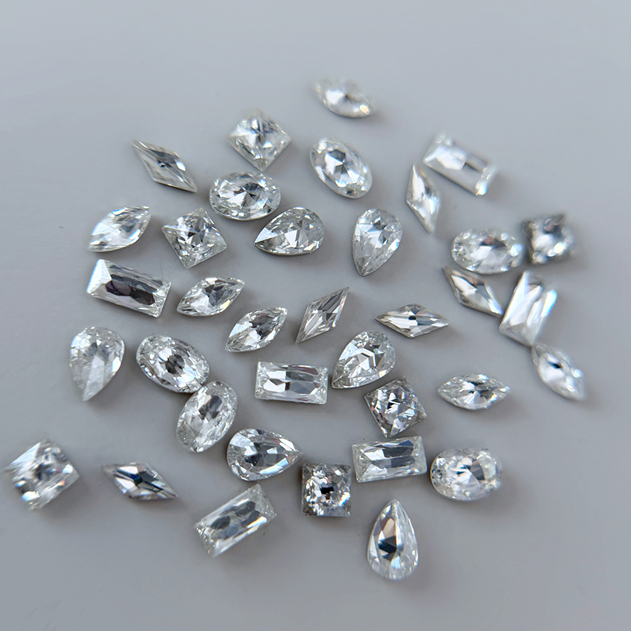 Diamants formes mixtes | Cristal blanc