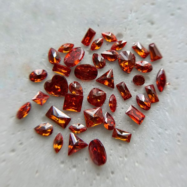 Diamants formes mixtes | Orangé