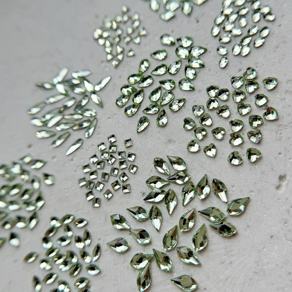 Ensemble complet | Diamants formes | Céladon